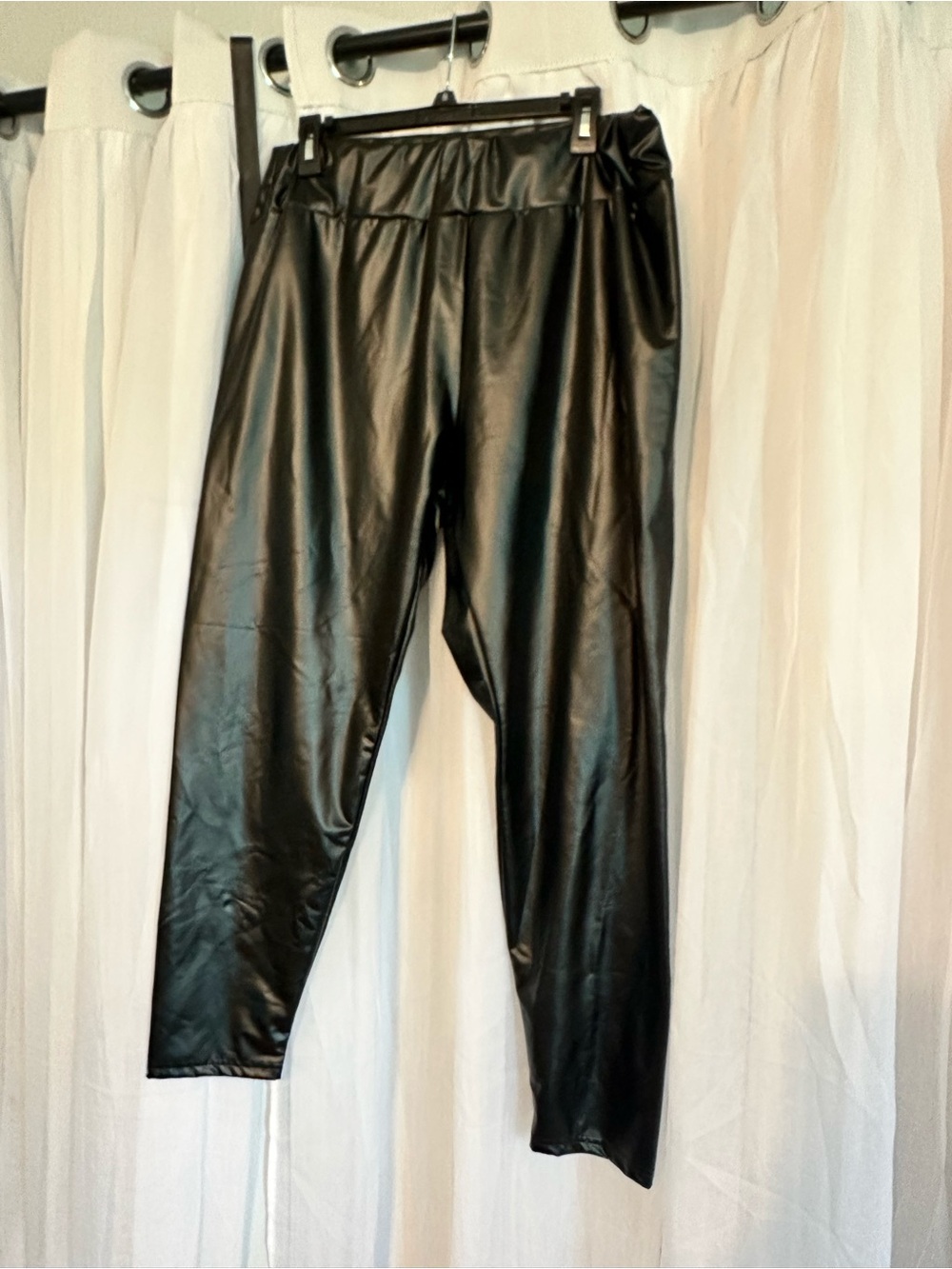 Women’s unbranded Black Faux Leather Pants